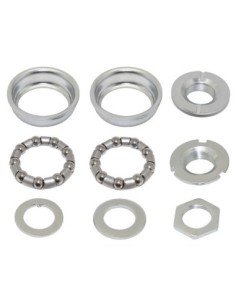 Bottom Bracket Set 1/Piece Crank 5/16x9 24tpi Chrome.
